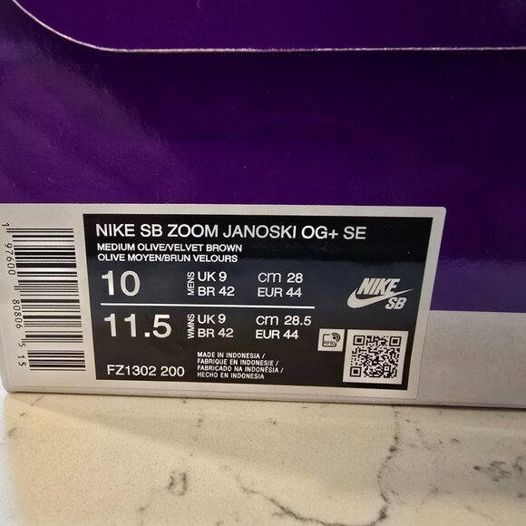 Nike SB Zoom Janoski OG+ SE “City of Cinema” - Medium Olive (FZ1302-200) SZ 10 - Picture 10 of 10